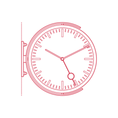 Objects Wall Clocks Ikea Bissing Wall Clock Sticker Outline Svg File, Free Vectors File